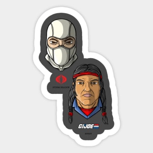 GIJOE VS. COBRA Sticker